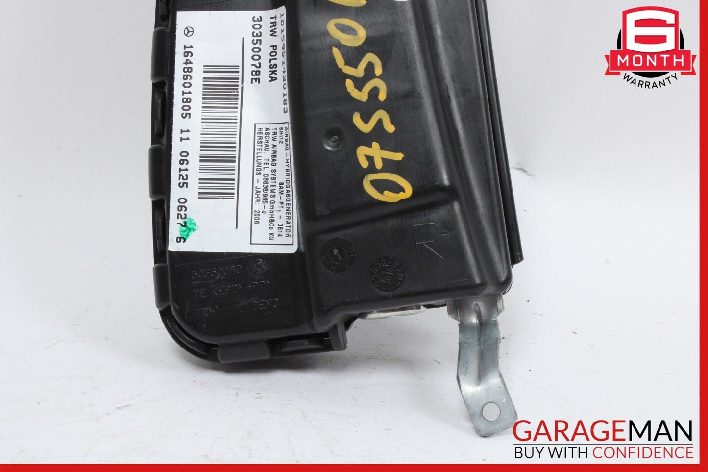 06-14 Mercedes W221 S550 R500 CL500 Front Right Side Seat SRS Airbag Air Bag