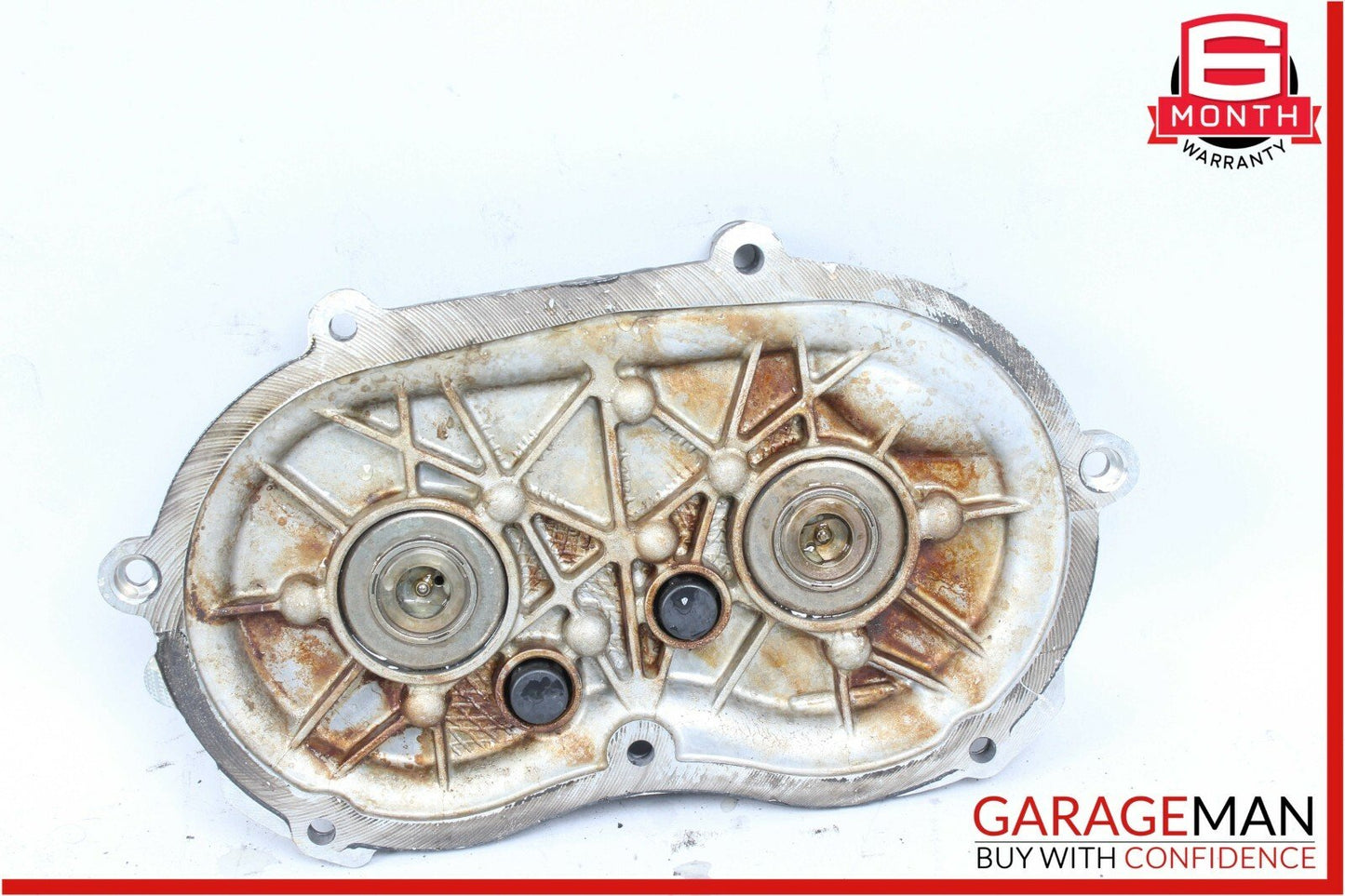 06-10 Mercedes W221 S550 R350 E350 Front Right Engine Timing Chain Cover Plate
