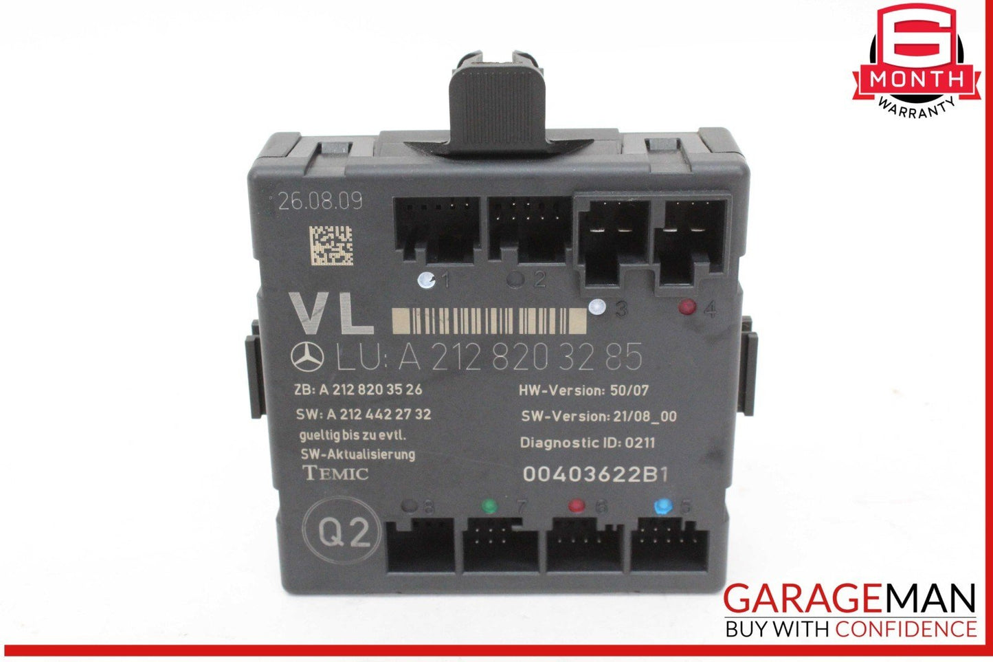 08-14 Mercedes X204 GLK350 4MATIC Front Left Side Door Control Module Unit OEM
