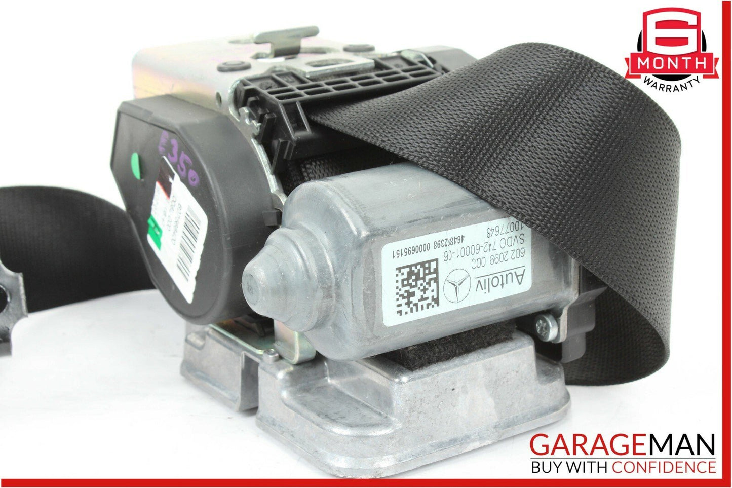 07-09 Mercedes W219 CLS550 E350 Front Right Seatbelt Seat Belt Retractor Black