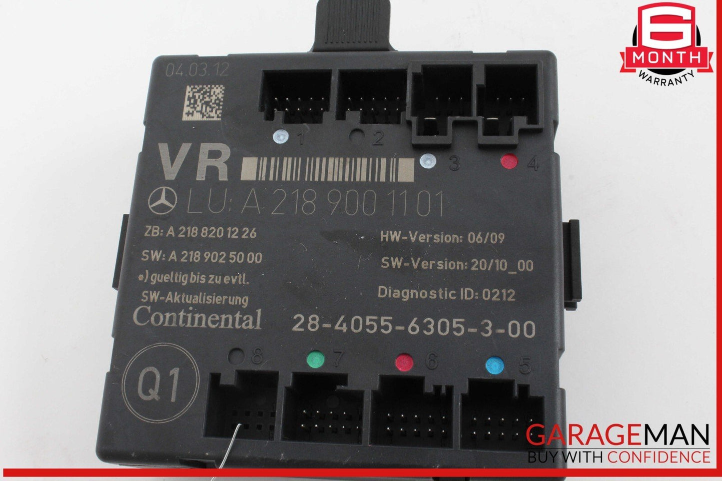 08-18 Mercedes W218 CLS550 C250 E400 Front Right Side Door Control Module OEM