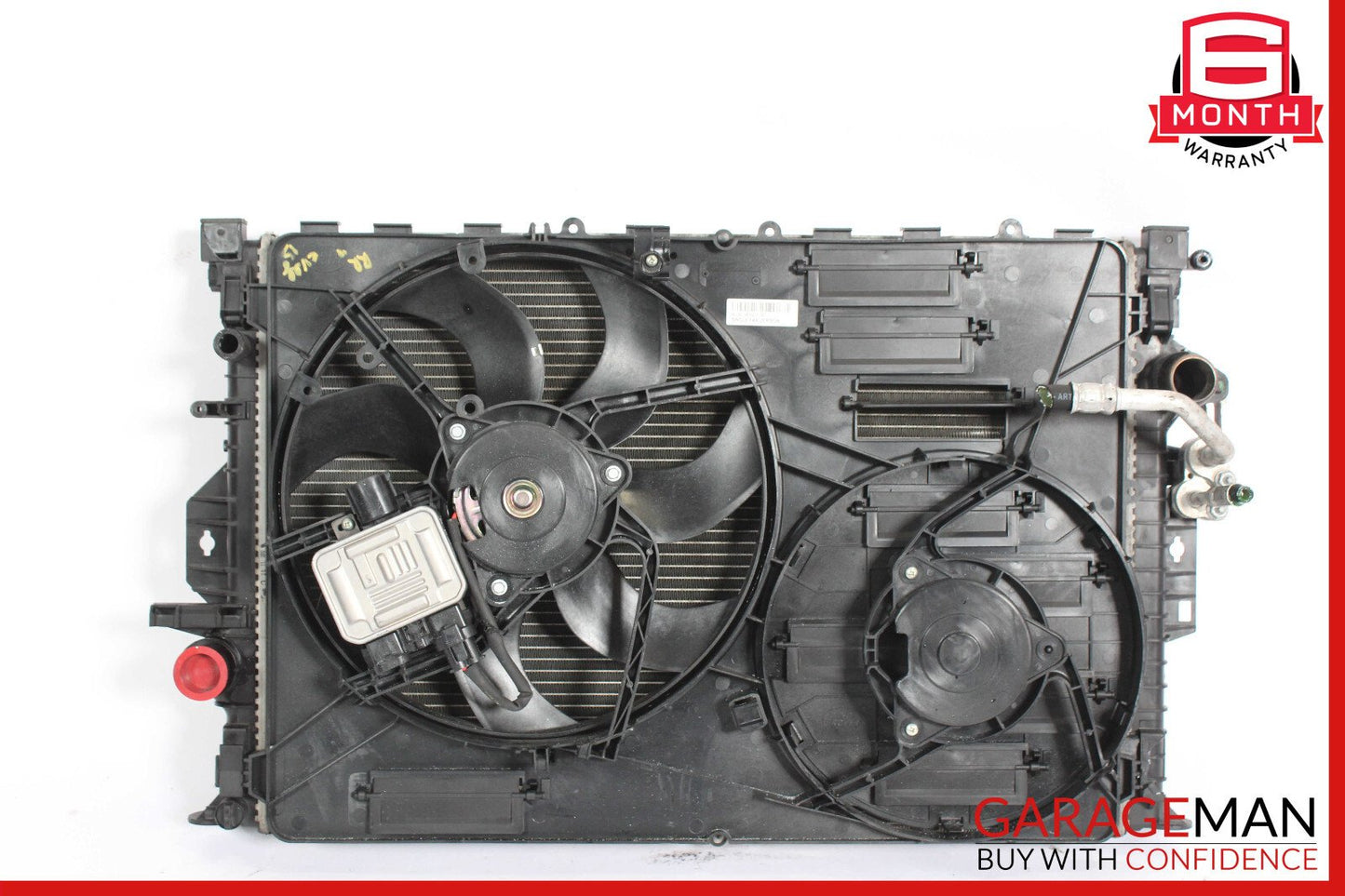 12-15 Land Rover Range Rover Evoque L538 Engine Cooling Radiator AC Condenser