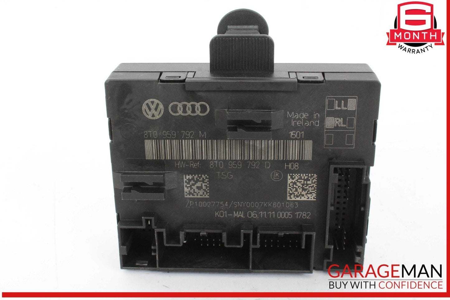09-12 Audi S4 Front Right Passenger Side Door Control Module Unit 8T0959792M OEM