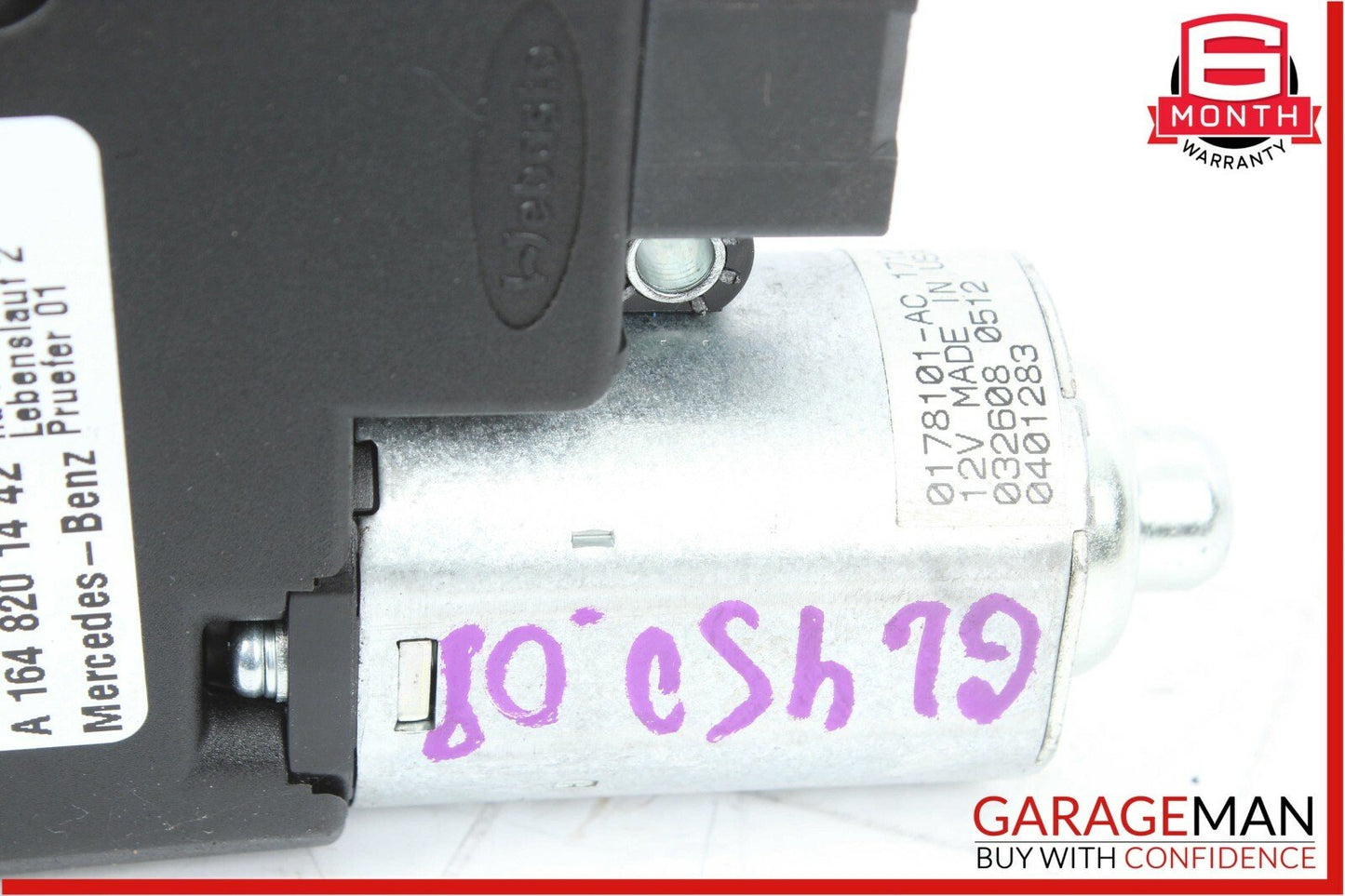 06-12 Mercedes ML350 GL450 R350 Pano Panoramic Sunroof Sun Roof Slide Motor OEM