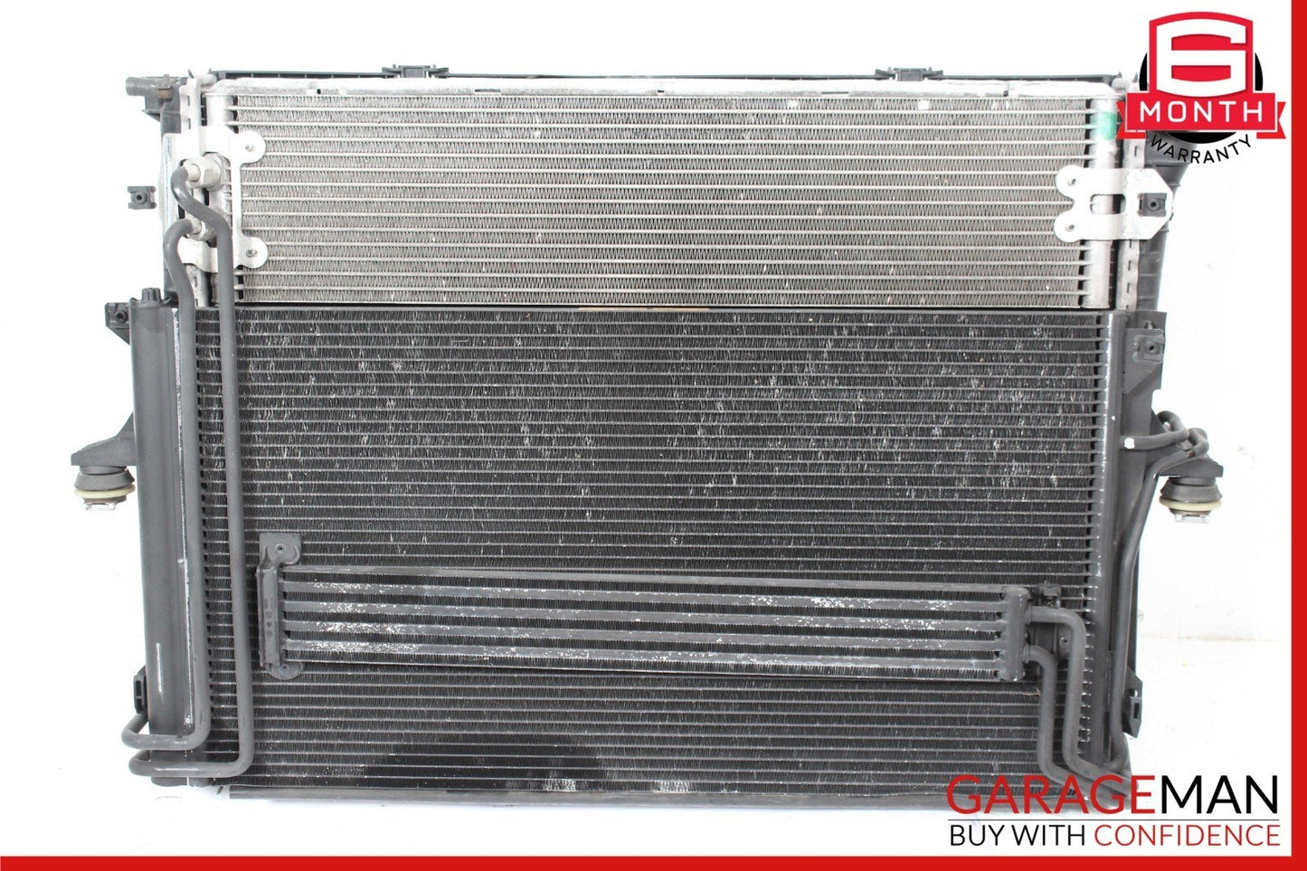03-10 Porsche Cayenne 955 957 Engine Motor Cooling Radiator AC Condenser Assy