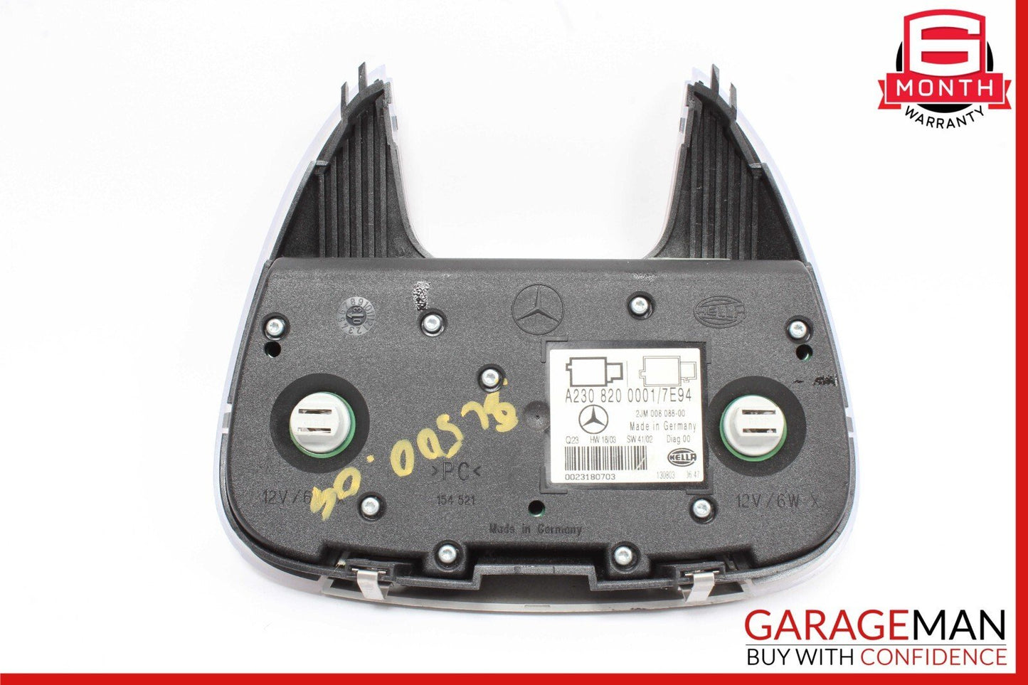 03-04 Mercedes R230 SL500 SL55 AMG Front Overhead Top Upper Dome Light Lamp OEM