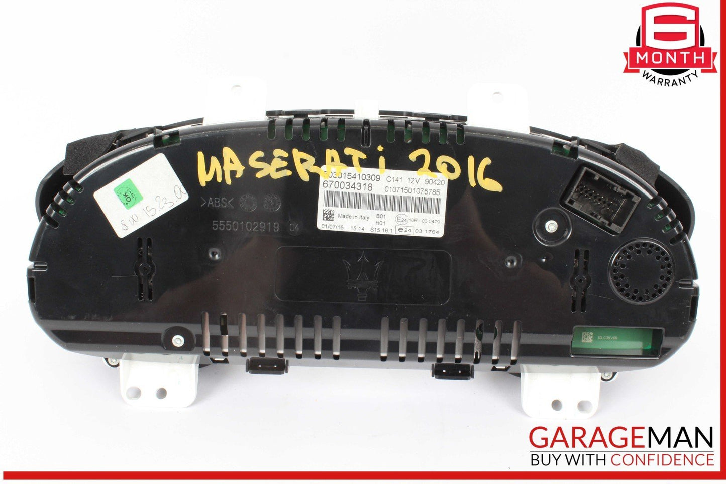 14-17 Maserati Ghibli Speedometer Odometer Instrument Cluster Gauge OEM