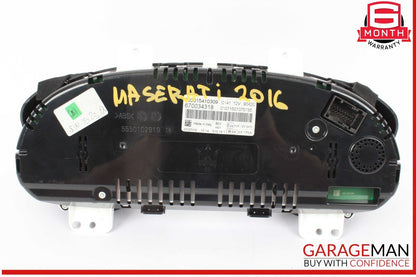 14-17 Maserati Ghibli Speedometer Odometer Instrument Cluster Gauge OEM