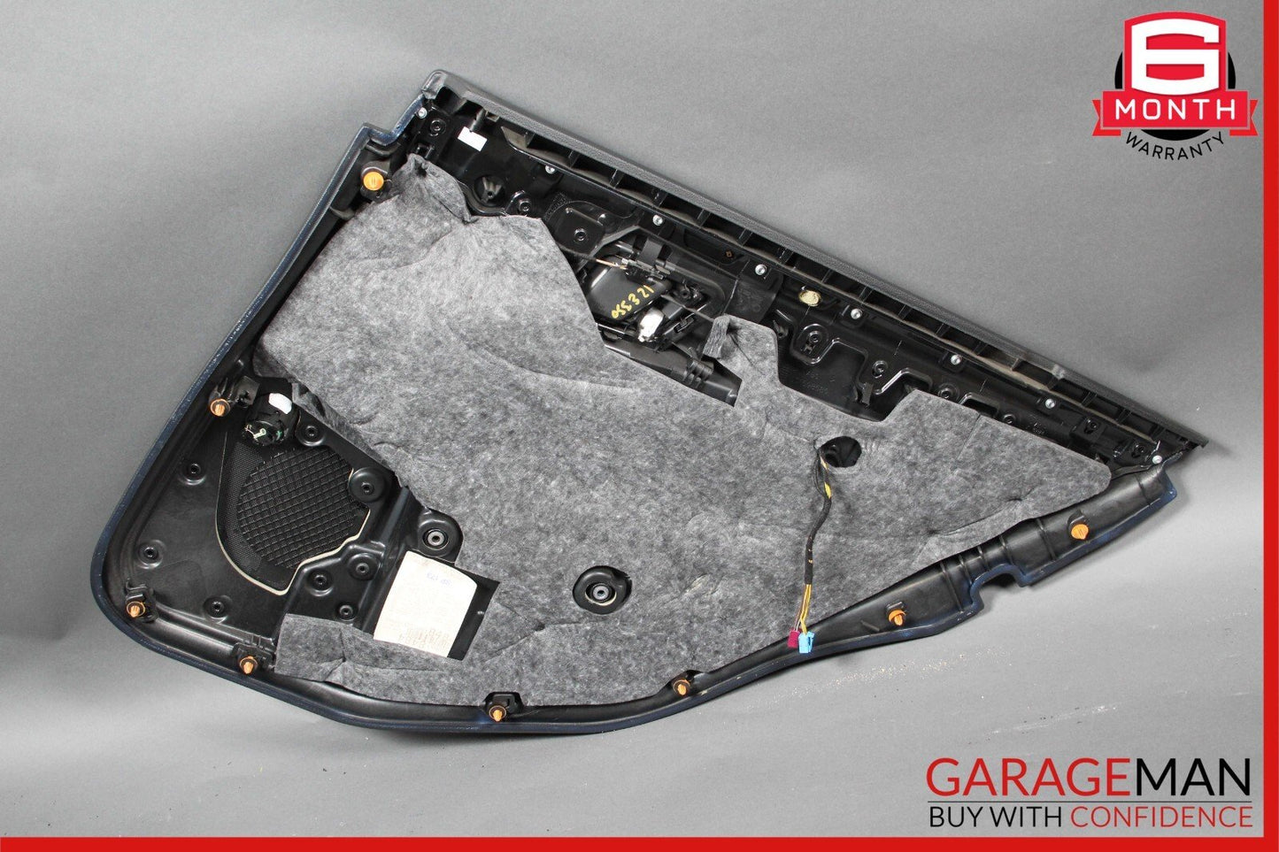 10-13 Mercedes W212 E350 E400 Rear Left Side Interior Door Panel Assembly Black