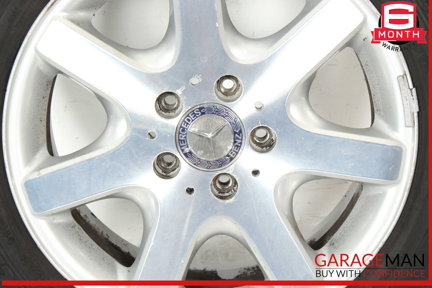 97-04 Mercedes R170 SLK230 SLK320 Rear Wheel Tire Rim 7Jx17H2 ET37 OEM