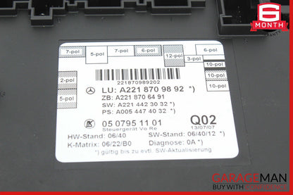 07-13 Mercedes W221 S450 S550 S600 Front Right Side Door Control Module Unit