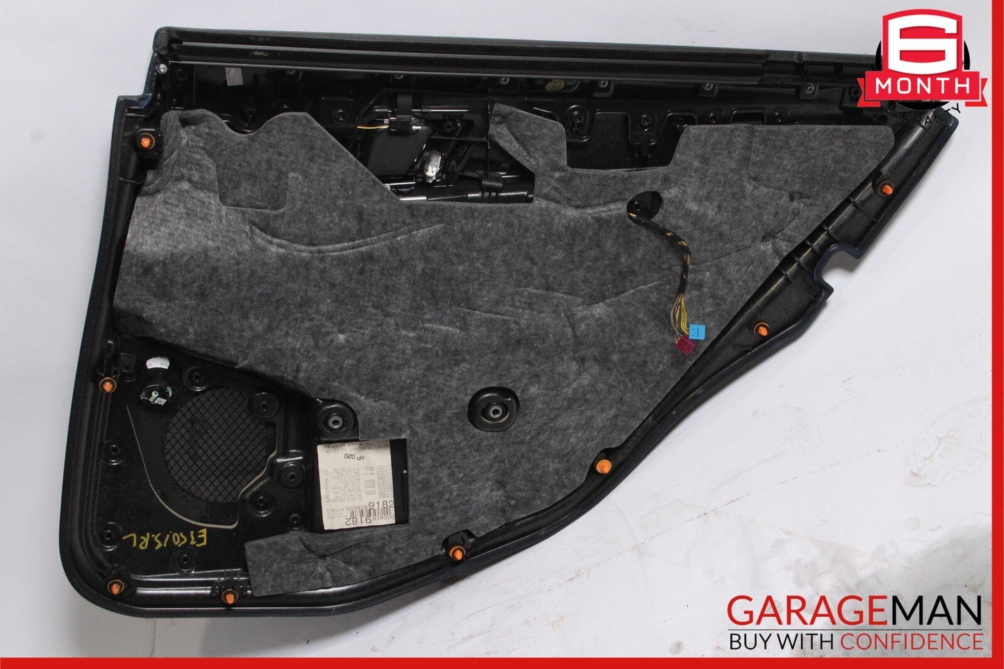 10-13 Mercedes W212 E350 E550 Rear Left Driver Side Interior Door Panel Grey
