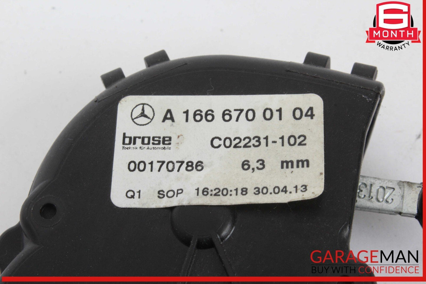 13-16 Mercedes X166 GL450 GL550 Rear Right Quarter Window Regulator Motor OEM