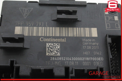 11-17 Porsche Cayenne S 958 Front Left Side Door Control Module 7PP959793L OEM