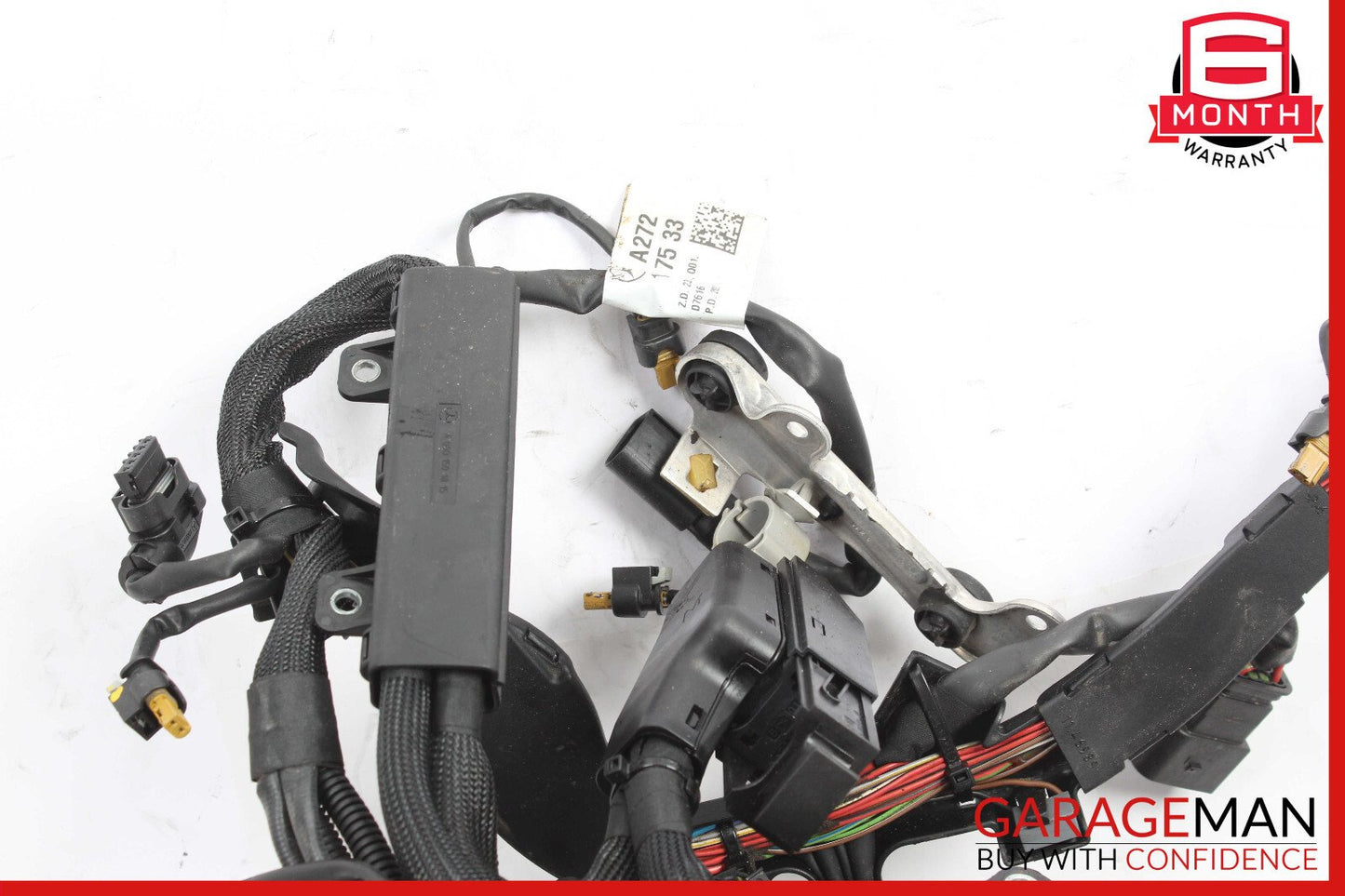 10-13 Mercedes W221 S400 Hybrid Engine Motor Wiring Harness 2721507533 OEM