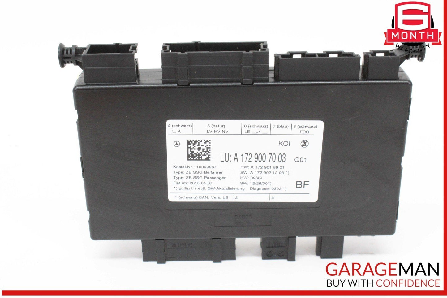 08-20 Mercedes W212 E400 C300 Front Right Side Seat Control Module Unit OEM
