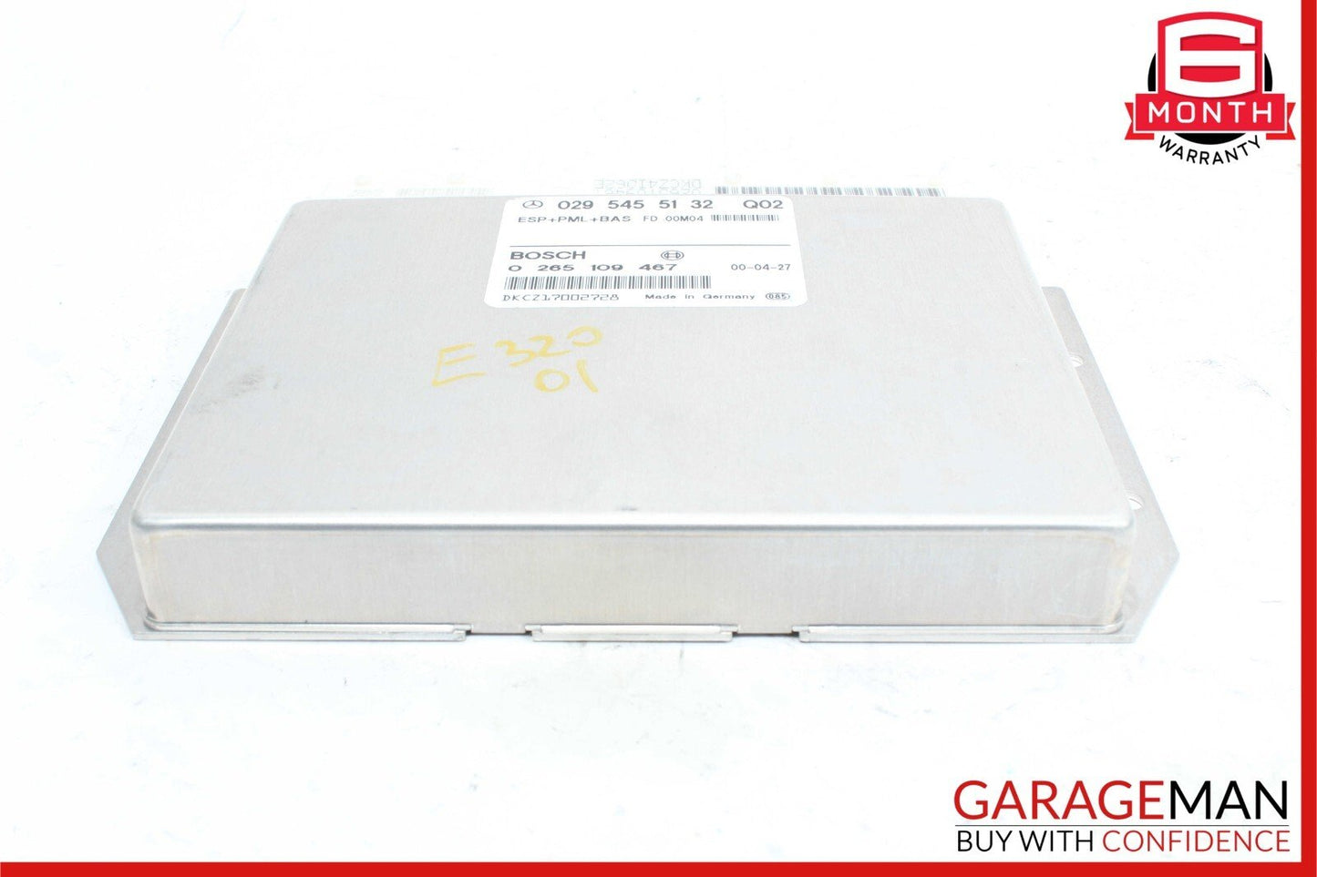 00-01 Mercedes W210 E320 ESP PML BAS Brake Control Module Unit 0295455132 OEM