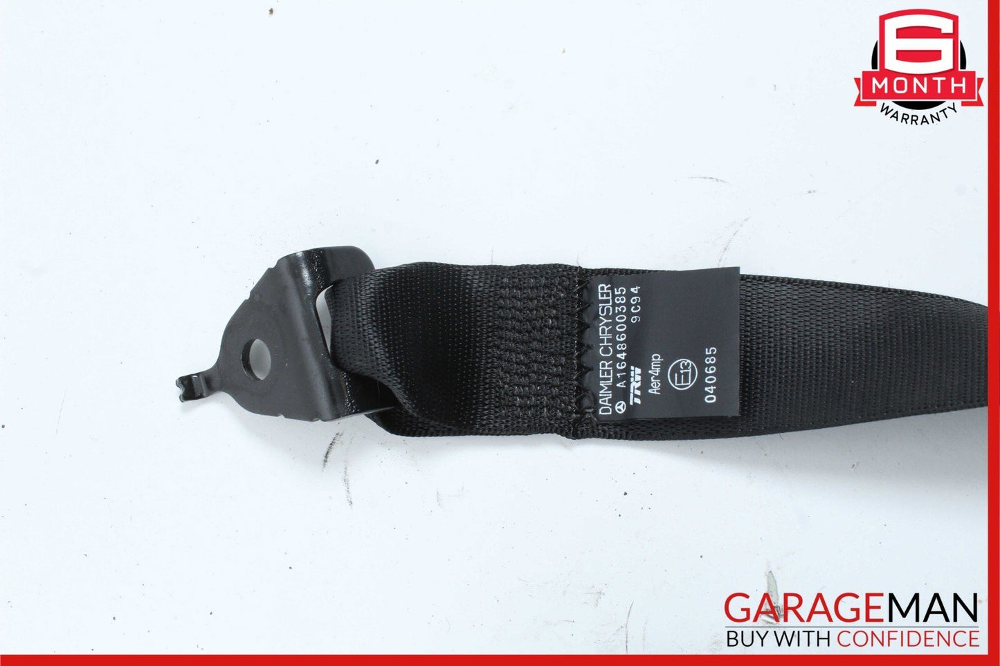 06-08 Mercedes W164 ML350 ML550 2nd Row Rear Left Side Seatbelt Retractor Black