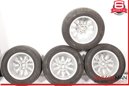 03-10 Porsche Cayenne 955 957 Complete Wheel Tire Rim Set 7.5J x 17 ET53 OEM