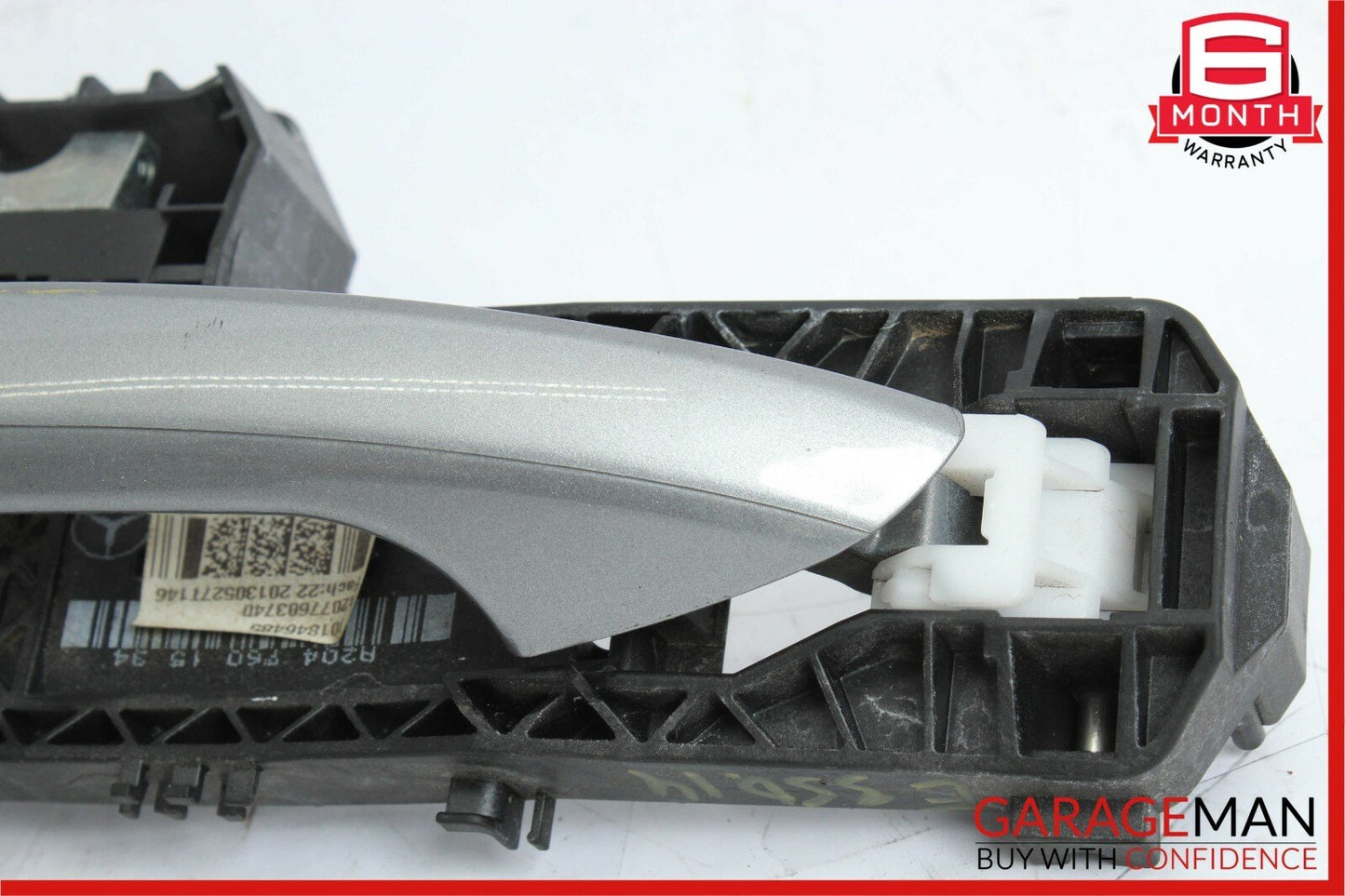 10-13 Mercedes W212 E350 Front Left Side Exterior Door Handle Assembly Silver