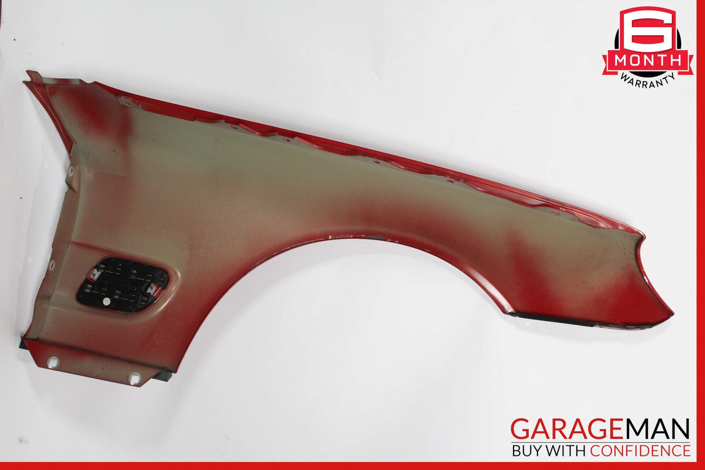 03-08 Mercedes R230 SL500 SL600 Front Left Side Fender Panel Fire Opal Red OEM
