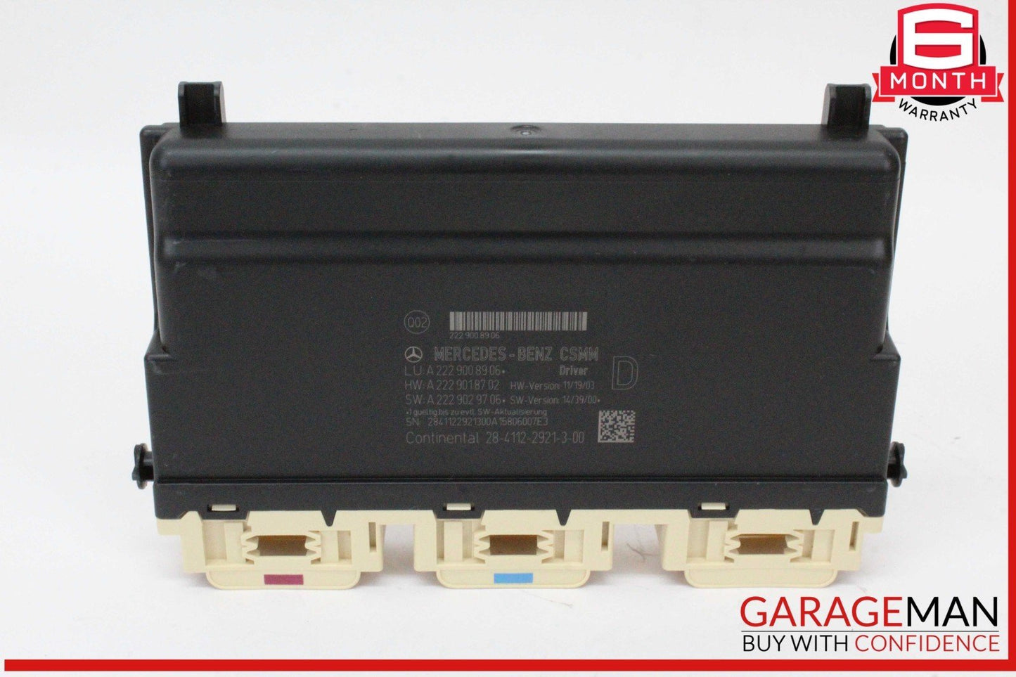 14-17 Mercedes W222 S550 Front Left Driver Side Seat Control Module Unit OEM