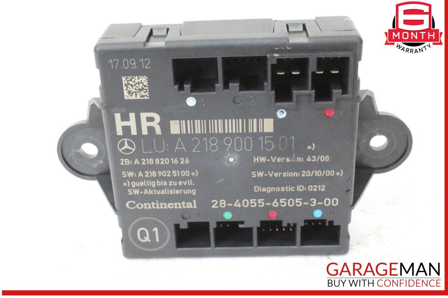 08-18 Mercedes W204 C250 CGI CLS550 Rear Right Side Door Control Module OEM