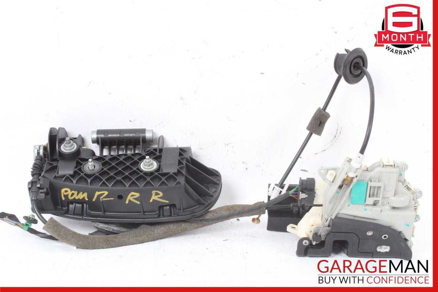 10-16 Porsche Panamera 970 Rear Right Exterior Door Handle w/ Lock Actuator Set