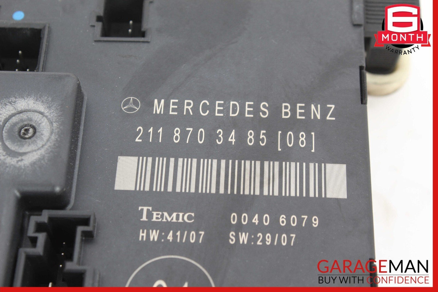 07-09 Mercedes W211 E350 E320 E63 AMG Rear Right Side Door Control Module Unit