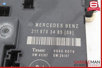 07-09 Mercedes W211 E350 E320 E63 AMG Rear Right Side Door Control Module Unit