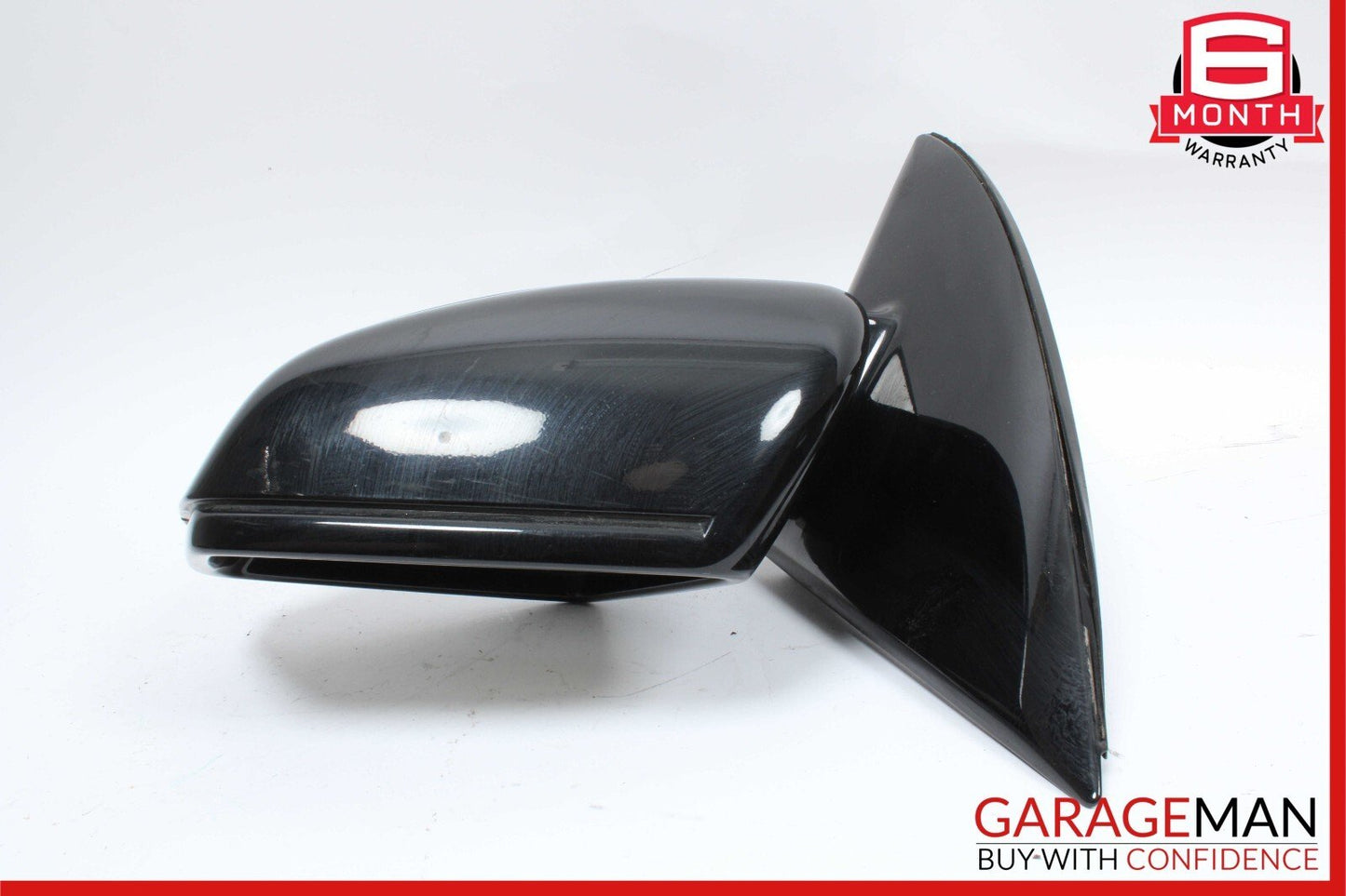 11-13 Mercedes W251 R350 Front Driver Left Side Mirror Door Rear View Black OEM
