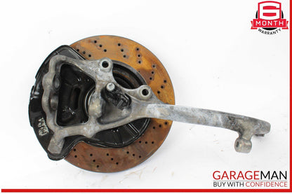 07-14 Mercedes W221 S550 Front Left Side Spindle Knuckle Wheel Hub w/ Rotor Disc