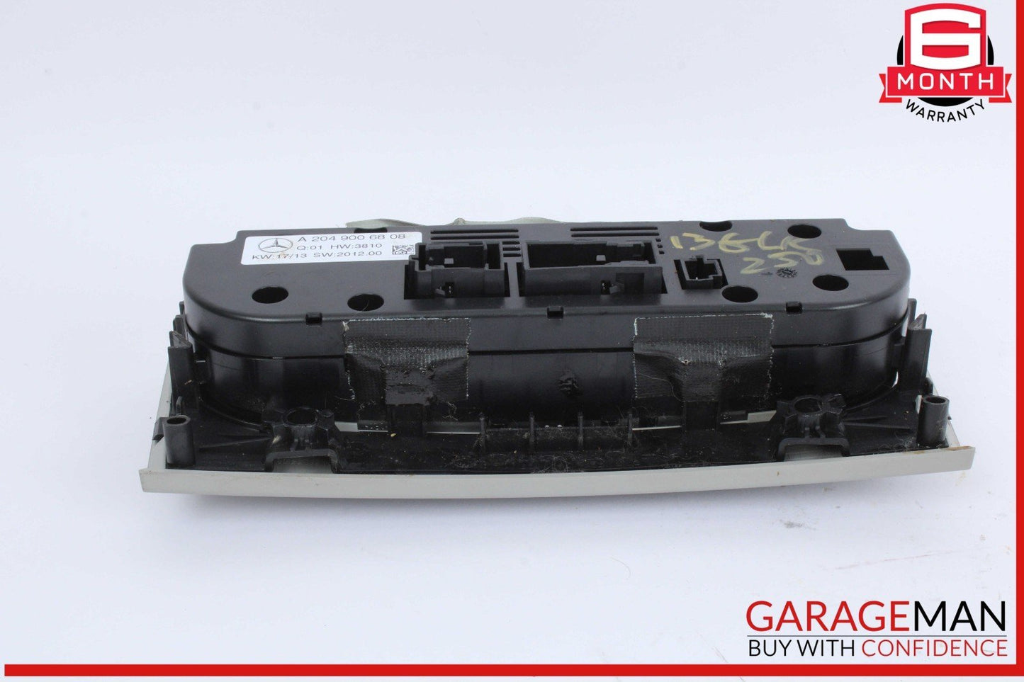 12-14 Mercedes X204 GLK250 C300 AC A/C Heater Climate Control w/ Trim OEM