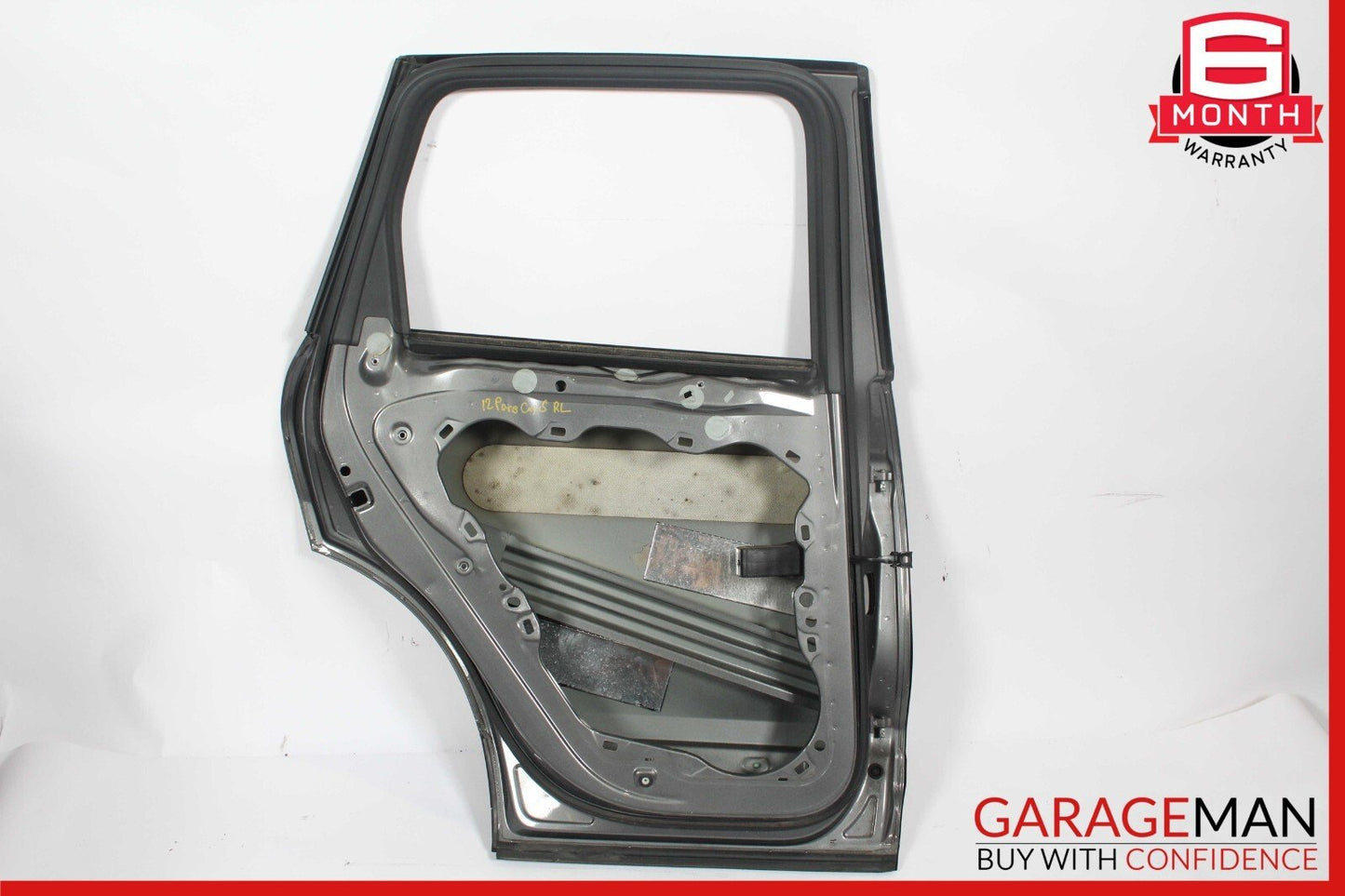11-17 Porsche Cayenne 958 Rear Left Side Exterior Door Shell Panel Meteor Grey