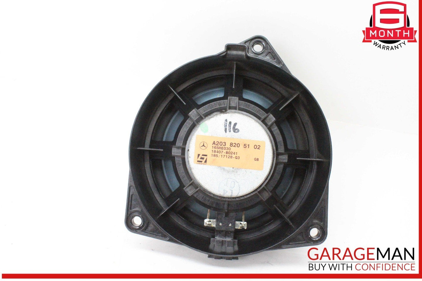 2001-2009 Mercedes-Benz CLK350 W209 Sport Door Sound Audio Speakers A2038205102