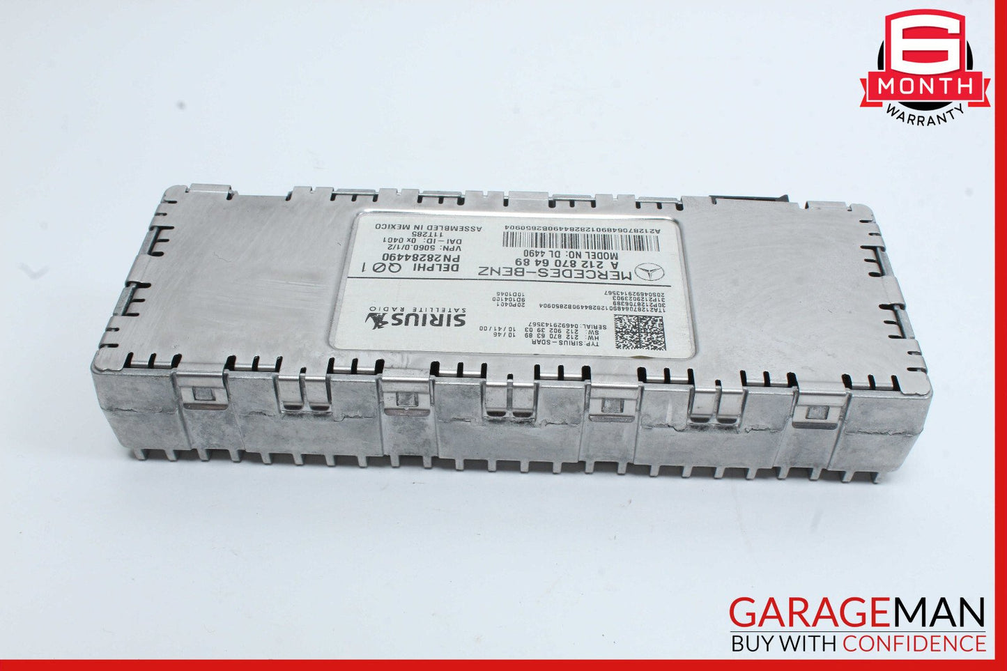 Mercedes W204 C250 E350 CLS550 Sirius Satellite Radio Receiver 2128706489 OEM