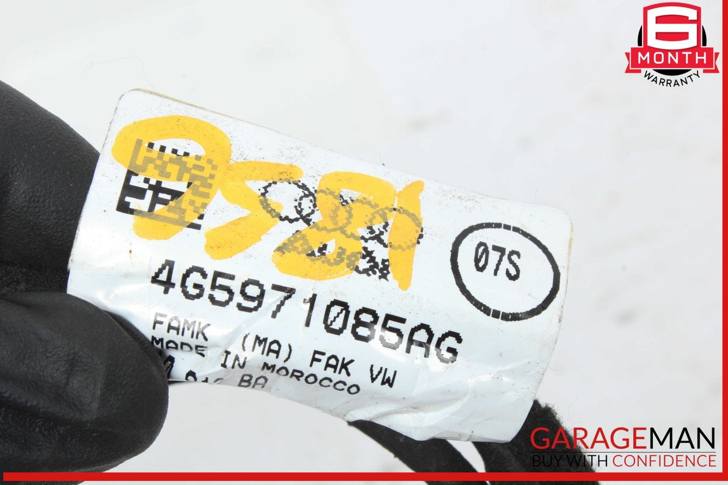12-18 Audi S6 A6 Rear Bumper Wire Wiring Harness w/ Park Assist Aid Sensors OEM