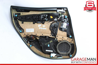 14-17 Maserati Ghibli Rear Right Side Interior Door Trim Panel Cover Black OEM