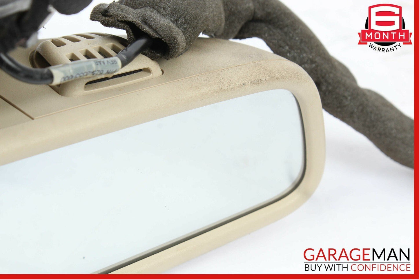 10-13 Mercedes W207 E350 E550 Interior Top Upper Rear View Mirror Assembly Beige