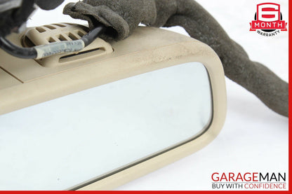 10-13 Mercedes W207 E350 E550 Interior Top Upper Rear View Mirror Assembly Beige