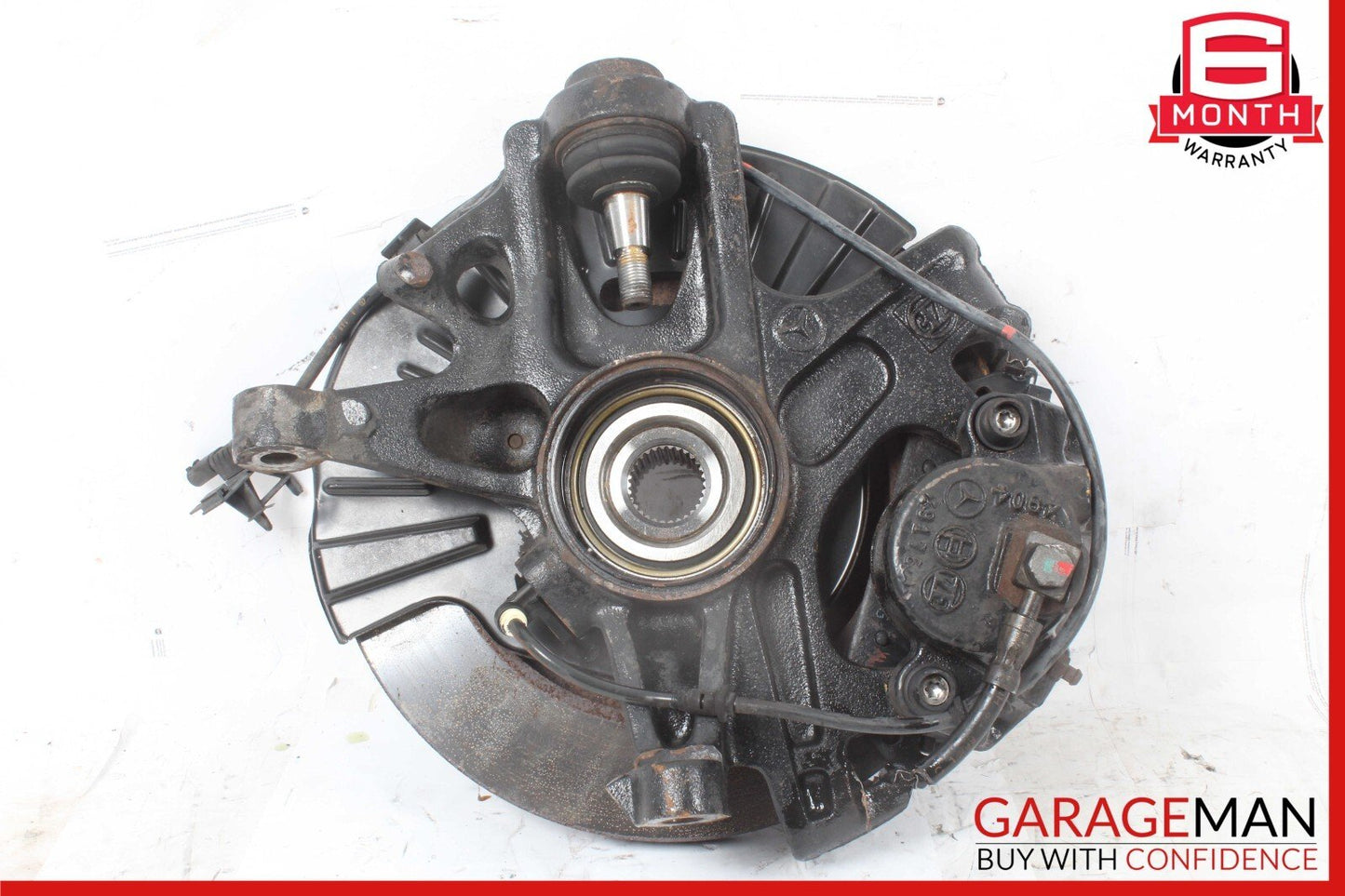 98-05 Mercedes W163 ML320 Front Right Spindle Knuckle Hub Bearing Brake Caliper