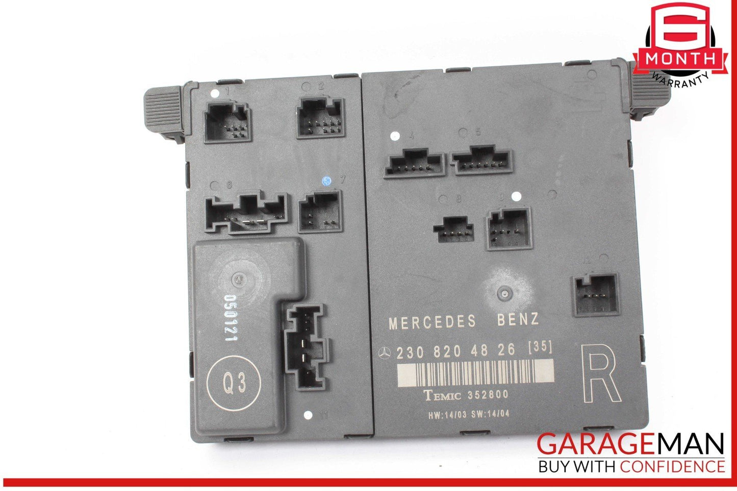 03-12 Mercedes R230 SL500 SL55 SL600 Front Right Side Door Control Module OEM