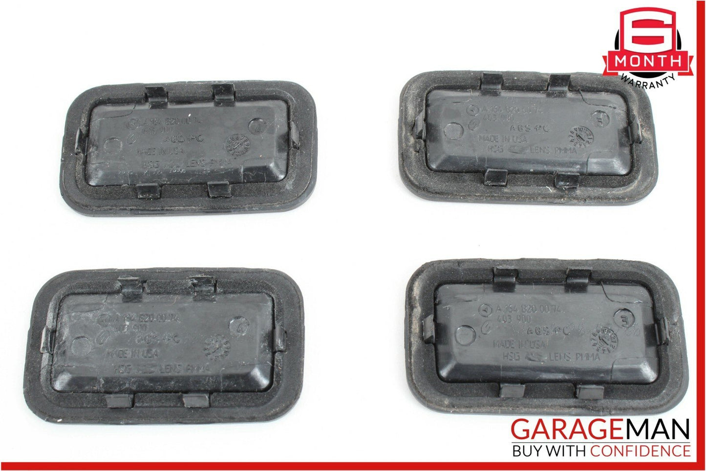 06-09 Mercedes W251 R320 Complete Door Deflector Light Marker Lamp Set of 4 Pc