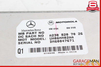 06-12 Mercedes X164 GL450 SL550 Communication Control Module 2198200926 OEM