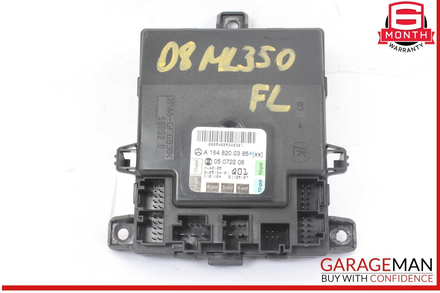 06-13 Mercedes W164 ML350 4MATIC GL550 Front Left Side Door Control Module OEM
