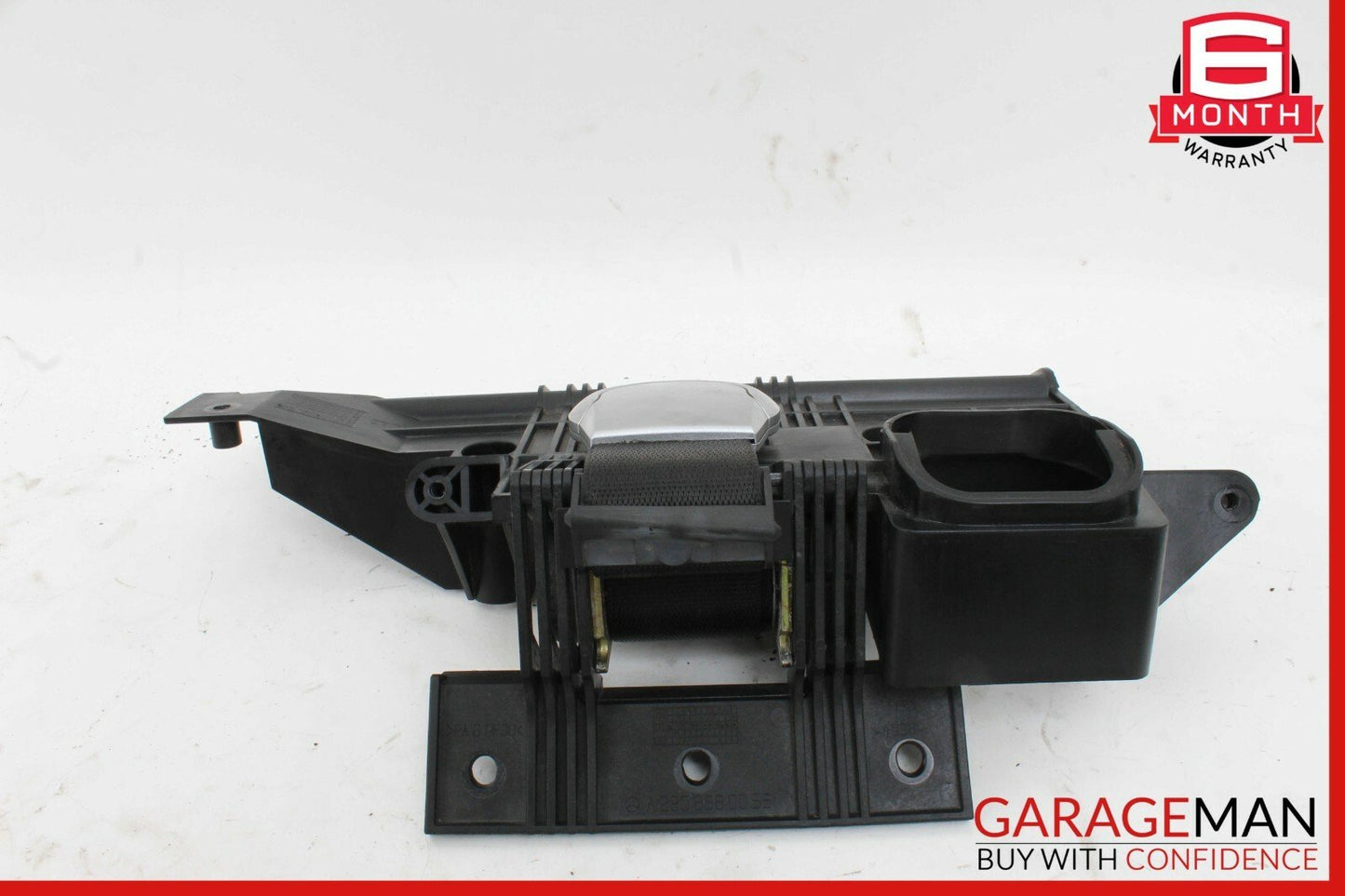 03-08 Mercedes R230 SL500 Rear Left Luggage Seat Belt Retractor Speaker Black