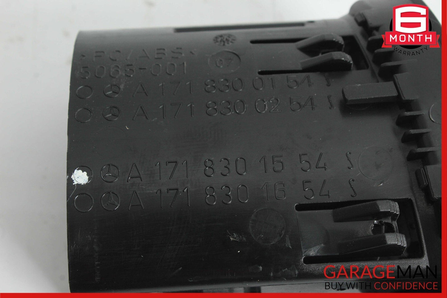 05-11 Mercedes R171 SLK350 SLK300 Front Left / Right Side Dash AC Air Vent Black