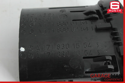 05-11 Mercedes R171 SLK350 SLK300 Front Left / Right Side Dash AC Air Vent Black