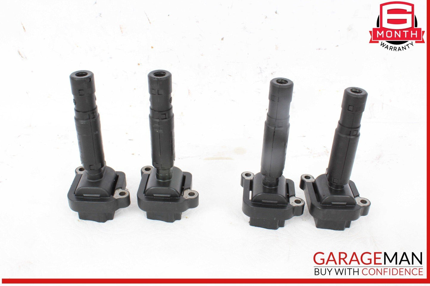 12-15 Mercedes W204 C250 Engine Ignition Coil Spark Plug 0001502580 Set of 4 OEM