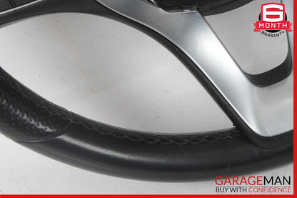 15-18 Mercedes W205 C300 GLC300 Steering Wheel Black w/ Paddle Shifters Assy OEM